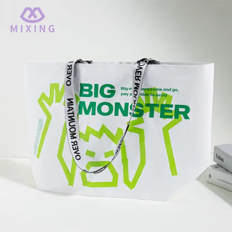 ラミネートPP織トートバッグ